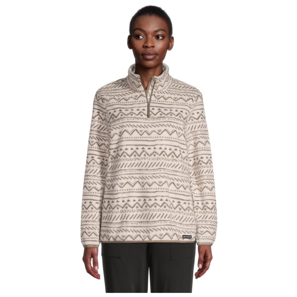 Woods Blakiston 1/4 fleece sweater size large